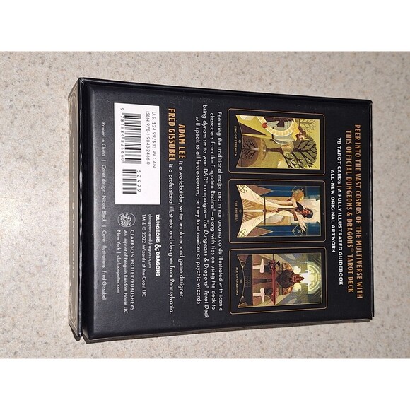 The Dungeons Dragons Tarot Deck 78 Card Deck New Open-box Condition - Picture 2 of 3